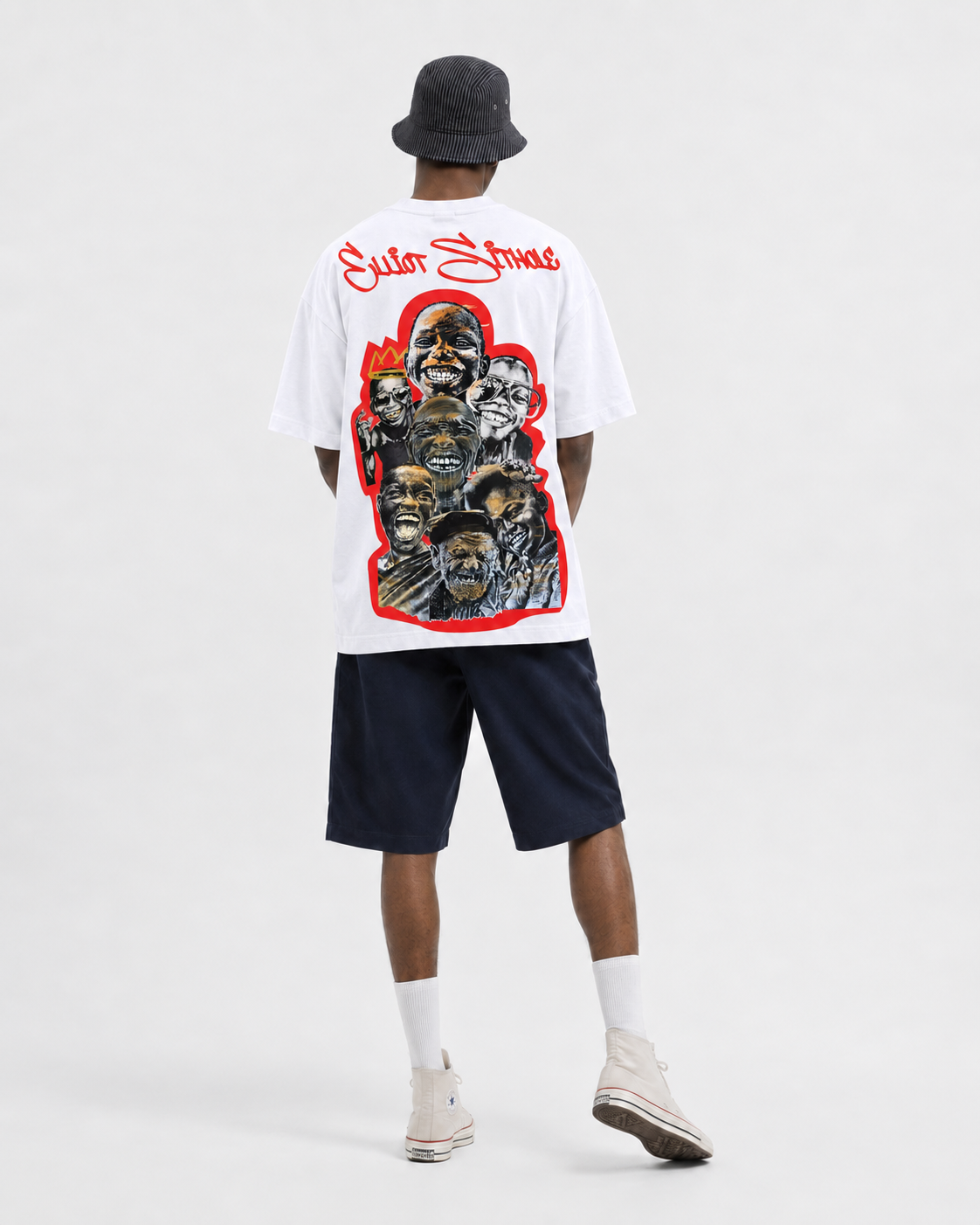 Collection white T-shirt — main artwork