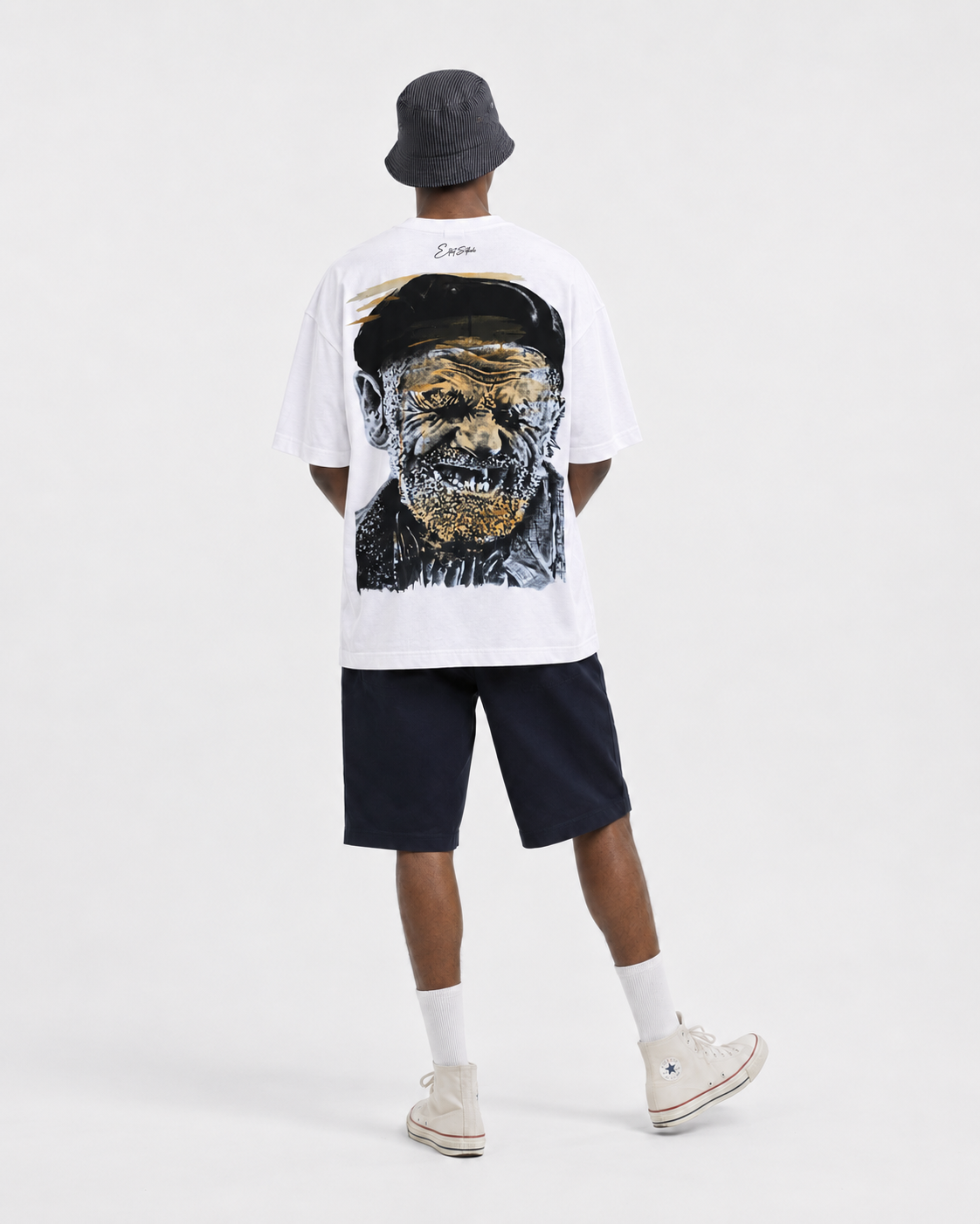 old-man-white-model-1 Old Man white T-shirt — main artwork
